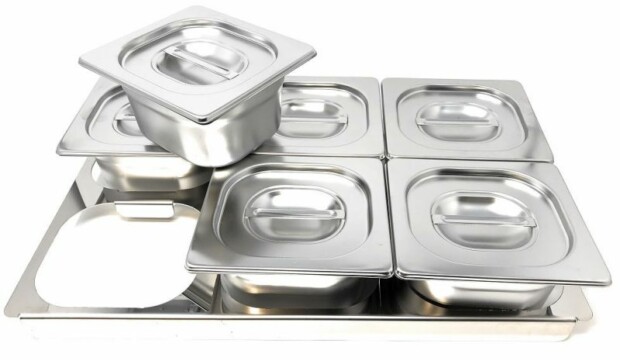 Contenitori inox Gastronorm: perché sono indispensabili nelle cucine professionali moderne